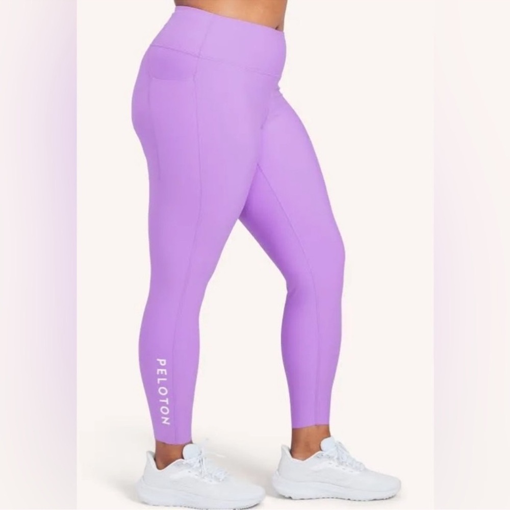 Peloton Cadent High Rise Pocket Leggings Purple Size XL